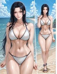 ai_generated bikini naruto uchiha_mikoto wet_body