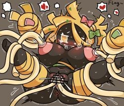 absurd_res big_ass big_breasts cookie_run cookie_run_kingdom cum cum_in_nipples cum_in_pussy cum_in_pussy fettuccine_cookie flag_(artist) leaking_cum nipple_penetration tagme tentacle tentacle_sex thick_thighs