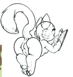 ace_windham anus ass baby_(star_vs._the_forces_of_evil) book breasts butt_shot feline female fur mammal nude pawpads paws pen presenting pussy solo star_vs_the_forces_of_evil