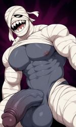 1boy 1male 1man 1monster abs ai_generated balls ballsack bara bara_tiddies bara_tits biceps big_balls big_cock big_dick big_penis big_testicles boner cock daddy deltoids dick erect_penis erection exposed_nipples fangs fat_balls fat_cock fat_penis huge_balls huge_cock huge_pecs huge_pectorals huge_testicles large_balls large_cock large_dick large_pecs large_pectorals large_penis large_testicles male male_chest male_focus male_nipples male_only male_solo man man_boobs man_breasts man_tits manly master monster mummy mummy_bandages mummy_costume mummy_man mummy_wrappings muscle muscles muscular muscular_male nipples nuts nutsack one_eye_covered open_mouth pecs pectorals penis scrotum sharp_fangs sharp_teeth solo solo_focus solo_male testicles tongue trapezius vein veins veins_on_dick veiny veiny_cock veiny_penis white_eyes