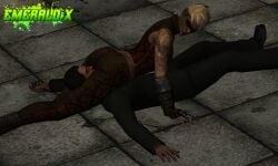 1boy 1girls 3d asphyxiation assassin assassination athletic_female batman:_arkham_origins between_legs between_thighs big_ass big_butt blonde_hair claws copperhead_(arkham_origins) copperhead_(dc) dc_comics female femdom gauntlets headscissor hispanic_female imminent_death knocked_out latina latina_female leather_clothing limp_arms looking_back losing_consciousness male sadistic sadistic_girl sadistic_smile self_upload snake_girl snakeskin_print supervillainess tight_butt tight_pants toned_female xnalara