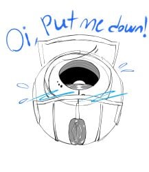 cuntboy cuntboy_only cuntboy_sans_balls dialog dialogue fanart fleshlight_position gray_background grey_background kalcifer_kat male male_only nervous_expression nervous_face nervous_male nervous_sweat nervous_sweating no_background noncon nonconsensual nonconsensual_arousal nonconsent portal_(series) portal_2 puffy_pussy solo solo_cuntboy solo_focus solo_male text uncensored uncensored_vagina valve valve_(company) wet_pussy wheatley