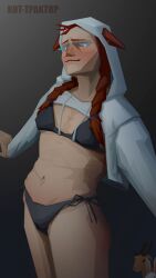 bikini dbd dead_by_daylight drawing meg_thomas swimsuit