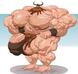 bodybuilder furry how_to_train_your_dragon hyper hyper_balls hyper_cock hyper_genitalia hyper_penis hyper_testicles male male_only muscles muscular muscular_arms muscular_male muscular_thighs remert stoick_the_vast