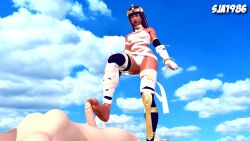 3d animation footjob menat_(street_fighter) sja1986 street_fighter street_fighter_v tagme video