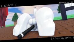 1boy 3d animated anus artful_(die_of_death) artist_signature ass balls baronaces black_screen_roulette dated die_of_death_(roblox) dildo dildo_in_ass donut_anus english_text femboy femboy_only gay magic_wand magician makeshift_dildo makeshift_sex_toy male male_only penis roblox roblox_game robloxian solo_male sound sound_warning tagme text thick_thighs thighs throbbing_penis twitching video wand white_skin