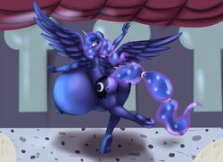 alicorn anthro ass badgerben big_breasts breasts bug_butt equine female female_focus female_only friendship_is_magic hasbro horn huge_breasts mammal my_little_pony nipples nude princess_luna_(mlp) pussy solo wings