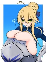 artoria pendragon from fate (series) by stray oekaki