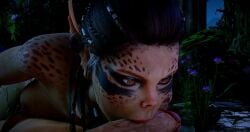 3d all_the_way_to_the_base animated baldur's_gate baldur's_gate_3 blowjob cum cum_on_body cumshot cutecop deepthroat face_fucking fantasy fellatio irrumatio lae'zel longer_than_30_seconds longer_than_one_minute male/female medium_breasts penis_in_pussy pointy_ears reverse_cowgirl_position rough_sex shorter_than_two_minutes sound tagme vaginal_penetration video