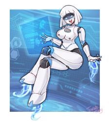 edit edited full_body fully_nude nude nude_female robot robot_girl topsie_turvy
