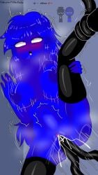 1boy 1girl ahe_gao areolae big_breasts black_(sprunki) black_eyes black_legwear blue_body blue_hair blush boobs_pressed breasts censor_bar censored censored_pussy completely_nude_female cum cum_in_pussy cum_inside cumshot dark-skinned_male eyaculation female jevin_(sprunki) jiggle jiggle_boobs long_hair looking_up male/female motion_lines movement_lines navel nipples no_panties nude_female one_leg_up pressed_against_wall pussy pussy_ejaculation pussy_juice reference_image request rule_63 sex simple_background spread_legs sprunki stomach_bulge tentacle tentacle_in_pussy tentacle_penetration tentacle_sex thick_thighs tongue tongue_out unknown_artist vaginal_penetration vaginal_sex wall_(structure) wall_sex