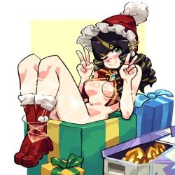 peni parker from christmas by lu blu