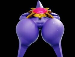 3d hand_on_hip low-angle_view mega_evolution mega_starmie panflestudios plump_thighs pokémon_(species) pokemon pokemon_(species) starmie thick_thighs thighs thunder_thighs wtf