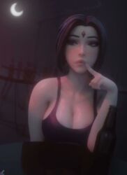 3d 3d_(artwork) animated bar continue_after_cum continuous_ejaculation cum cum_inside dc deep_penetration deepthroat drinking_cum huge_ass huge_cock kittyyevil longer_than_30_seconds male/female raven_(dc) short_video shorter_than_one_minute sound stolen_art tagme teen_titans third-party_edit throat_bulge video