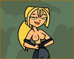 accurate_art_style bridgette_(tdi) female posing solo total_drama_island vaultman wetsuit_pulled_down