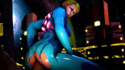 1girls 3d anal animated bennemonte blonde_hair bodysuit clothed clothes metroid metroid_prime nintendo no_sound samus_aran source_filmmaker torn_clothes video zero_suit zero_suit_samus