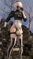 yorha 2b from nier by rattledbonezone