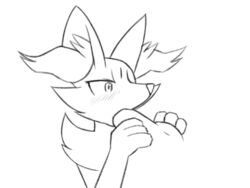 braixen from nintendo by aoinu
