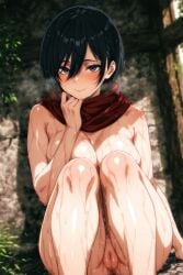 ai_generated attack_on_titan mikasa_ackerman pussy shingeki_no_kyojin solo tensor.art tensor_art uncensored