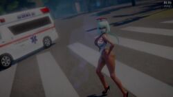 dancing dark-skinned_female emerald_sustrai jic_jic long_legs mmd nurse_cap rwby sexy_nurse tagme video