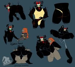 aku anal anal_sex ass balls bara big_pecs boner bulge crossover demon duo elfein erection fat_cock flaccid ganondorf gerudo hairy_arms hairy_chest hairy_male humanoid humanoid_penis legs_up male male_only male_urethral_insertion mammal mating_press multiple_images muscular muscular_male nipple_suck nude penetration penis pubic_hair samurai_jack sex smile sucking the_legend_of_zelda underwear urethral urethral_insertion urethral_penetration yaoi