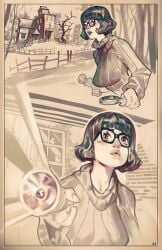 breasts flashlight glasses magnifying_glass scooby-doo_(series) spicy_tales_of_horror sweater velma_dinkley