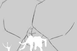 1boy 1girls afro animated animated_gif ass bulma_(afro) bulma_briefs cum_in_pussy dragon_ball dragon_ball_z female funsexydragonball gif male missionary multiple_positions pussy straight vegeta