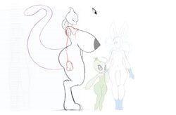 2017 angelthecatgirl anthro areola ass balls big_breasts blue_eyes breasts celebi eeveelution female group huge_breasts hyper hyper_breasts legendary_pokemon looking_at_viewer male mammal mewtwo monochrome nintendo nipples nude penis pokemon pokemon_(species) psy_(angelthecatgirl) purple_eyes simple_background sketch smile sylveon video_games voluptuous white_background