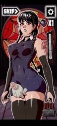 braided_twintails goth_girl groping groping_pussy latina lurch nowajoestar project_physalis skin_tight skin_tight_dress skin_tight_thighhighs thick_ass thick_thighs wednesday_addams