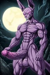 ai_generated balls beerus big_balls big_penis cat_humanoid cock cocky69 dragon_ball_super excessive_size god_of_destruction hyper_penis muscular muscular_anthro muscular_male penis veins veiny_balls veiny_muscles veiny_penis