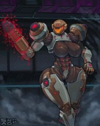 big_breasts breasts female huge_breasts metroid samus_aran snao tagme thick_thighs wide_hips