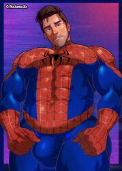 peter b parker from marvel by aledraws19