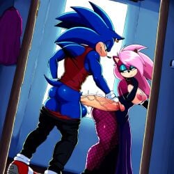 ai_generated ass blue_body blue_fur breasts female incest magenta_fur male male/female pink_hair sex sonia_the_hedgehog sonic_(series) sonic_the_hedgehog sonic_the_hedgehog_(series) sonic_underground straight veiny_penis