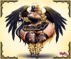 1girls ass big_breasts big_lips bimbo bimbo_lips bottom_heavy breasts cleavage fat_ass female female_focus female_only giant_ass gigantic_ass huge_breasts huge_lips huge_thighs hyper hyper_ass hyper_hips hyper_thighs lilith_art massive_ass massive_thighs mostly_clothed revealing_clothes solo spiral_eyes tanline thick_ass thick_lips thick_thighs wide_hips