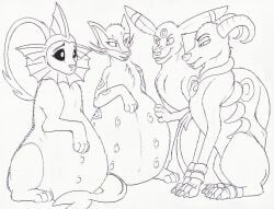 agony bellies belly bloated blondevelvet blondevelvet18 death digestion distended feeding feral flareon force guts gutting houndoom liepard luxray pain pokemon soft stomach stuffing swollen umbreon vaporeon vore