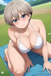 ai_generated bikini candid female girl hana_uzaki pinku pinku.ai pinkuai sexy uzaki-chan_wa_asobitai!