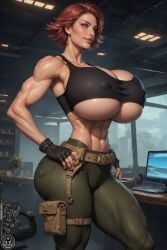 ai_generated meryl_silverburgh metal_gear metal_gear_solid tagme