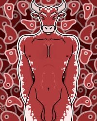 front_view gay male minotaur minotaur_boy non-human non-human_only yaoi