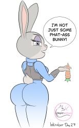 brighteyedbeast bubble_butt judy_hopps presenting_ass seductive_look voluptuous