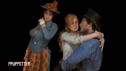 arthur_morgan mary_linton puppetter red_dead_redemption_(series) red_dead_redemption_2 sadie_adler