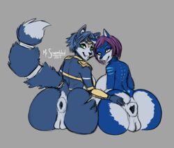krystal from star fox by mrscrambled