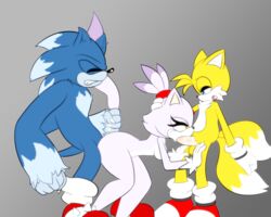 1girls 2boys anal balls blaze_the_cat breasts female male oral penis sandunky sonic_(series) sonic_the_hedgehog sonic_the_hedgehog_(series) sonic_the_werehog spitroast tagme tails threesome werehog