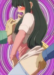 1girls 2boys aoyagi_satsuki ass_grab blush breast_grab groping heisa_byoutou molestation nurse open_mouth panicked screencap skirt_lift stitched tagme torn_clothes