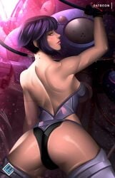 1girls ass ass_focus evandromenezes ghost_in_the_shell kusanagi_motoko solo