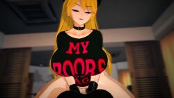 1futa 1girls 3d ass big_breasts big_penis breast choker cum cum_in_pussy cum_inside faceless_character faceless_futanari female female_focus female_on_futa female_on_top female_penetrated femdom futa_on_female futa_pov futanari futasub hair hands_on_hips huge_breasts junko_(touhou) light-skinned_female light-skinned_futanari light_skin long_hair longer_than_30_seconds mature_female meme_attire milf mother orange_hair pov riding riding_penis sanae_kochiya smug smug_face tagme touhou touhou_weird_storage trembling very_long_hair video