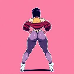 1girls ai_generated ass ass_focus big_ass cowboy_bebop faye_valentine female female_only huge_ass jacket mullon novelai original solo_female solo_focus that_ass_was_fat