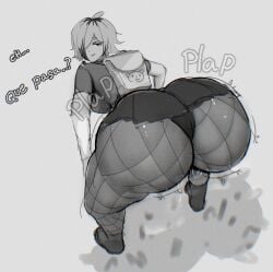 1girls ass ass_bigger_than_head backpack big_ass big_butt bubble_butt clapping_ass clapping_cheeks dat_ass dress dumptruck_ass fat_ass fishnets hair_over_one_eye hispanic hispanic_virtual_youtuber huge_ass iake latam_virtual_youtuber neneefthy panties short_hair short_skirt sketch skirt spanish spanish_text thick_thighs throwing_it_back twerk twerking vtuber wet wide_hips