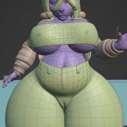 animated ass_expansion big_ass big_breasts breast_expansion breasts bubble_butt canid canine cleavage clothing_damage female furry huge_ass huge_breasts music tagme thick_thighs video weight_gain wide_hips zoidberg656