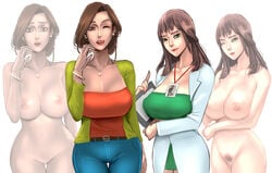 2girls a_zombie_life breasts clothed clothed_female female female_only isabelle mature_woman milf mrs._mariana_perez multiple_females multiple_girls nergal_nest nipples nude nude_female on_off pubic_hair rpg rpg_maker scarlett_ann standing tagme teacher thick_thighs wide_hips