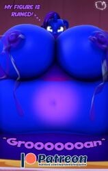 big_breasts blueberry_inflation breasts cleavage english_text female huge_breasts inflation lactating lactation my_little_pony nipples patreon_logo patreon_url rarity_(mlp) tagme text thick_thighs url vanithepone wide_hips